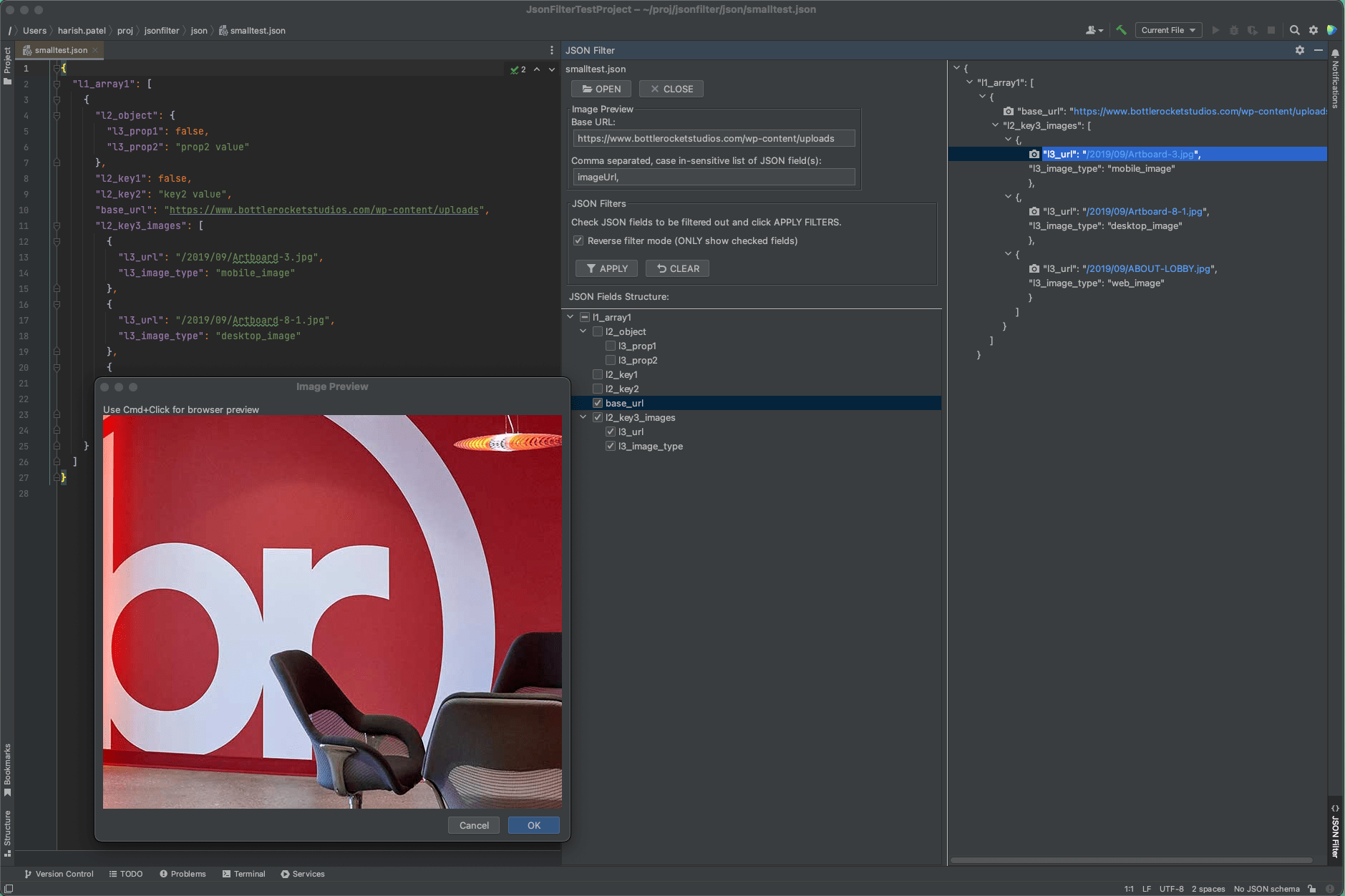 JSON Filter IntelliJ IDEs Plugin Marketplace