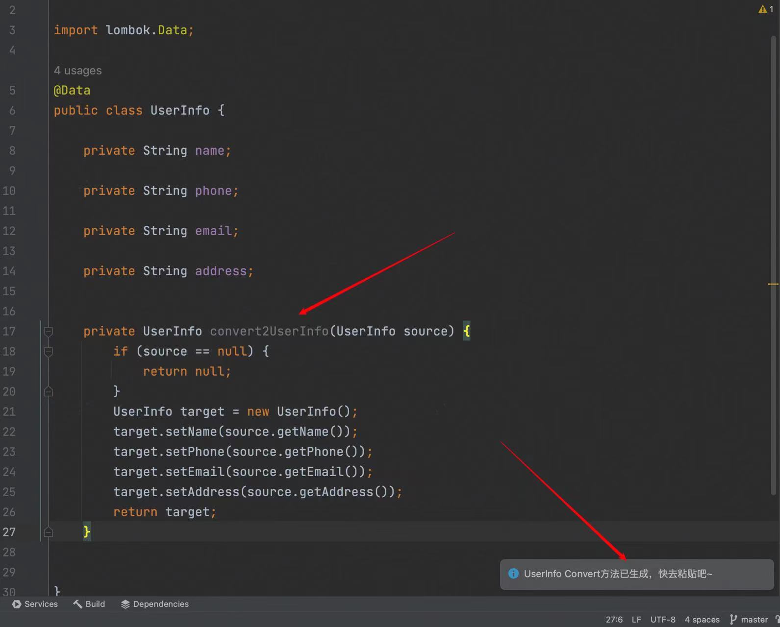 ConvertBeanJSON IntelliJ IDEs Plugin Marketplace