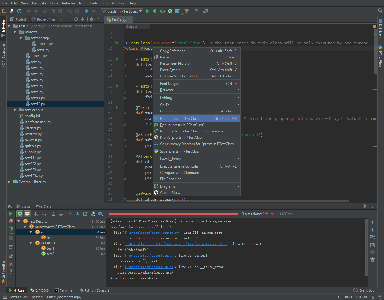 ptest Plugins JetBrains