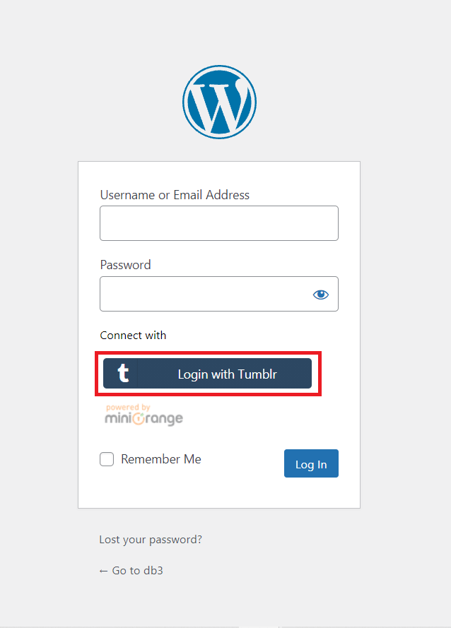 Guide to Setup Tumblr Login in WordPress site Social Login Plugin