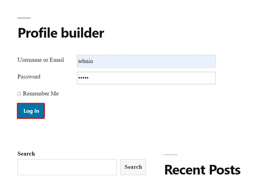 Setup WordPress Profile builder login form with 2Factor Authentication