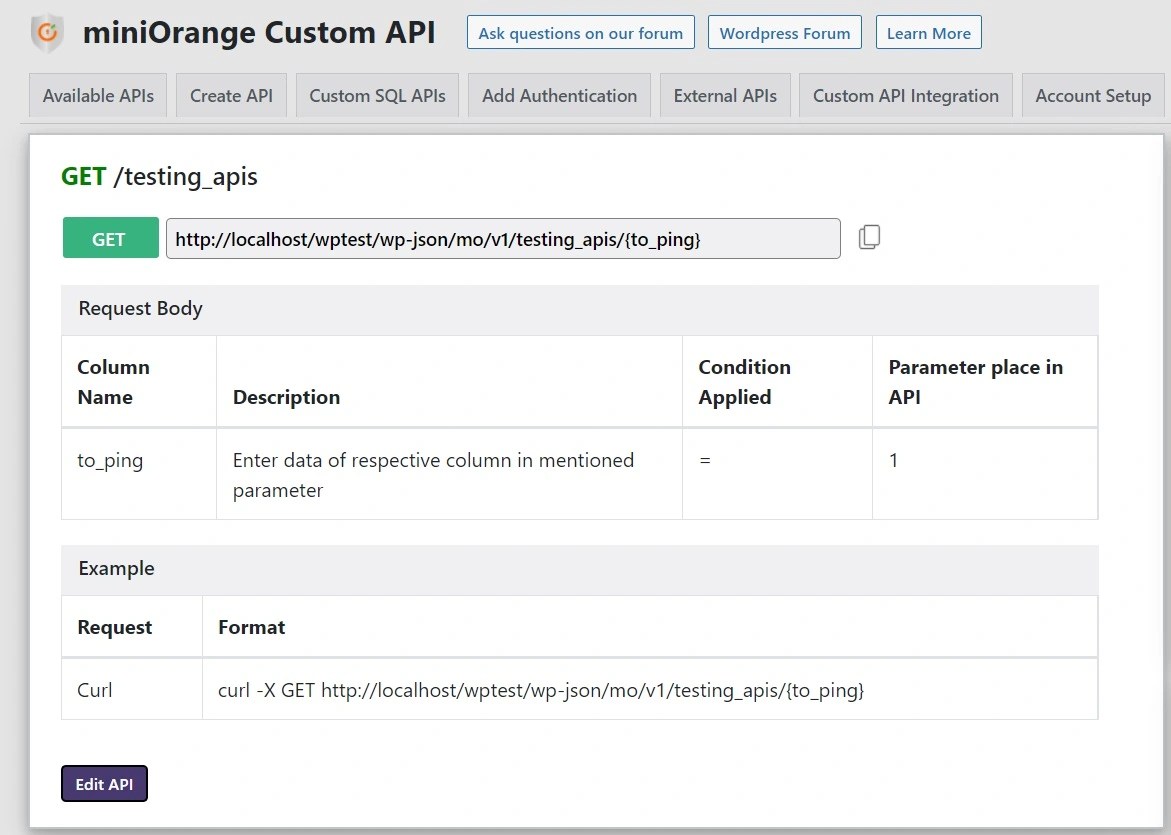Generate Custom REST API endpoints into WordPress Custom Rest API