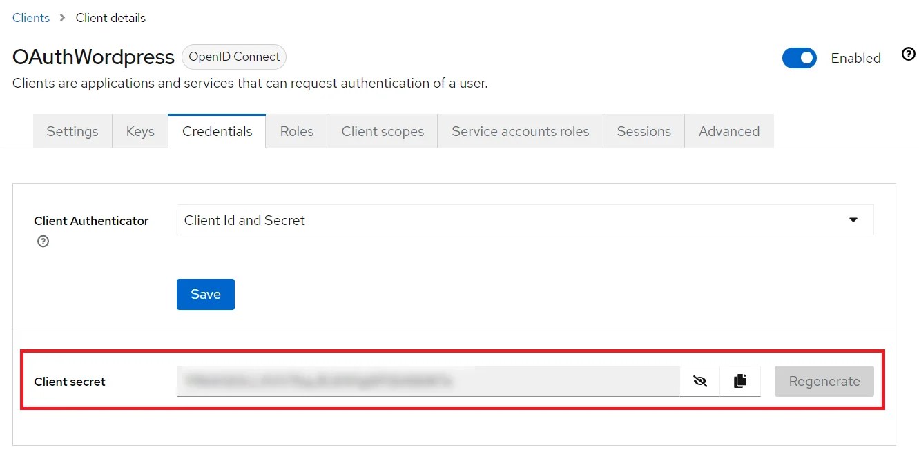 Single SignOn (SSO) into using Keycloak as identity provider