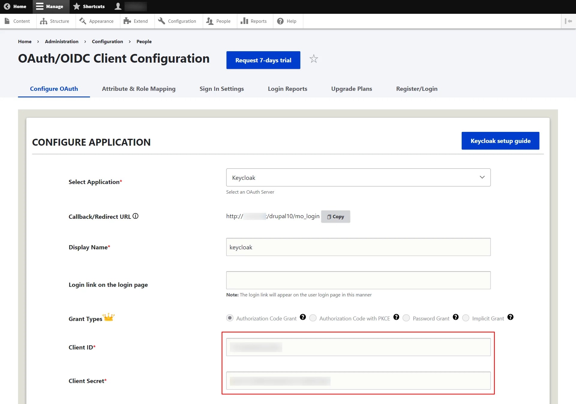 Keycloak SSO Integration with Drupal OAuth/OpenID Client