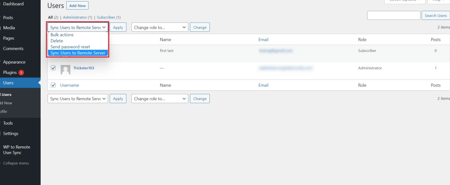WordPress Remote User Sync for Keycloak Sync WP Users to Keycloak