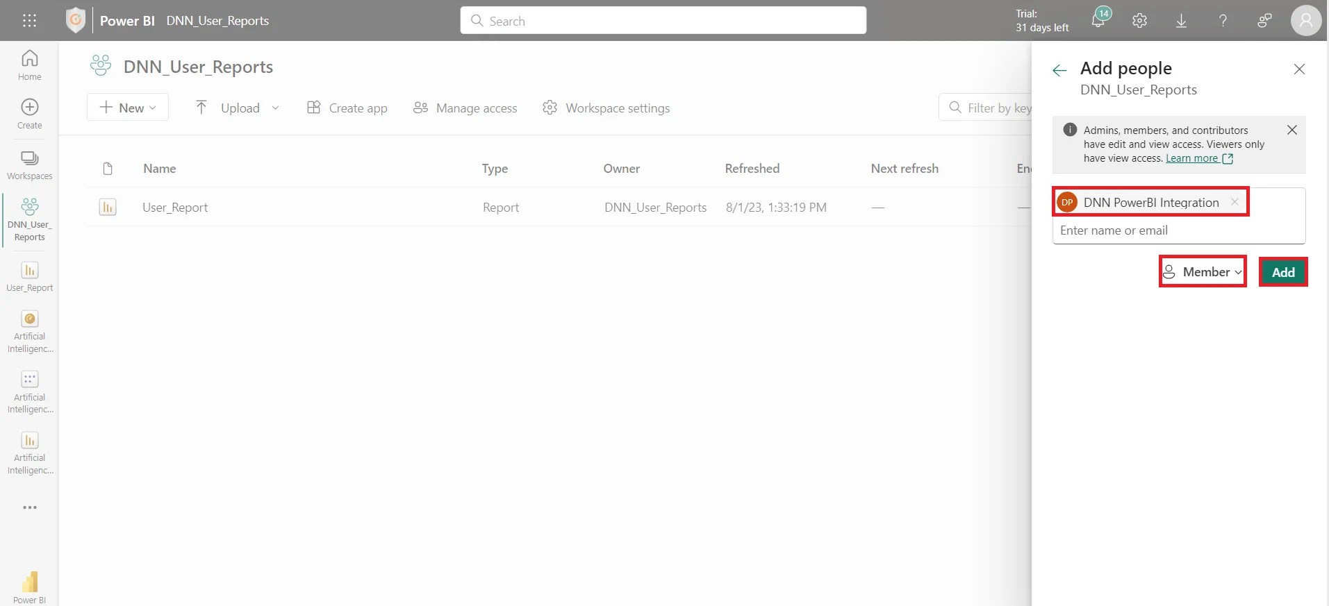 Embed Microsoft Power BI Reports, Dashboards into DNN Site
