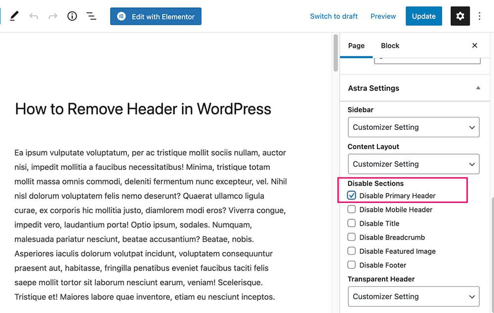 How to Remove the Header in WordPress (3 Methods) PluginsForWP