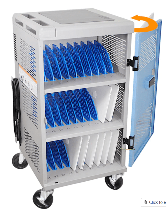 Charging Cart Plugin Storage Systems Inc