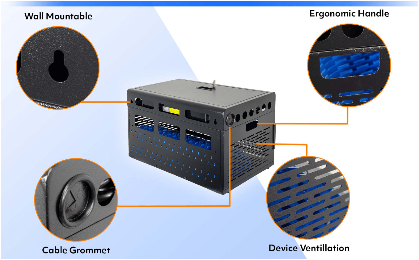 Mobile Device Charger Plugin Storage Systems Inc