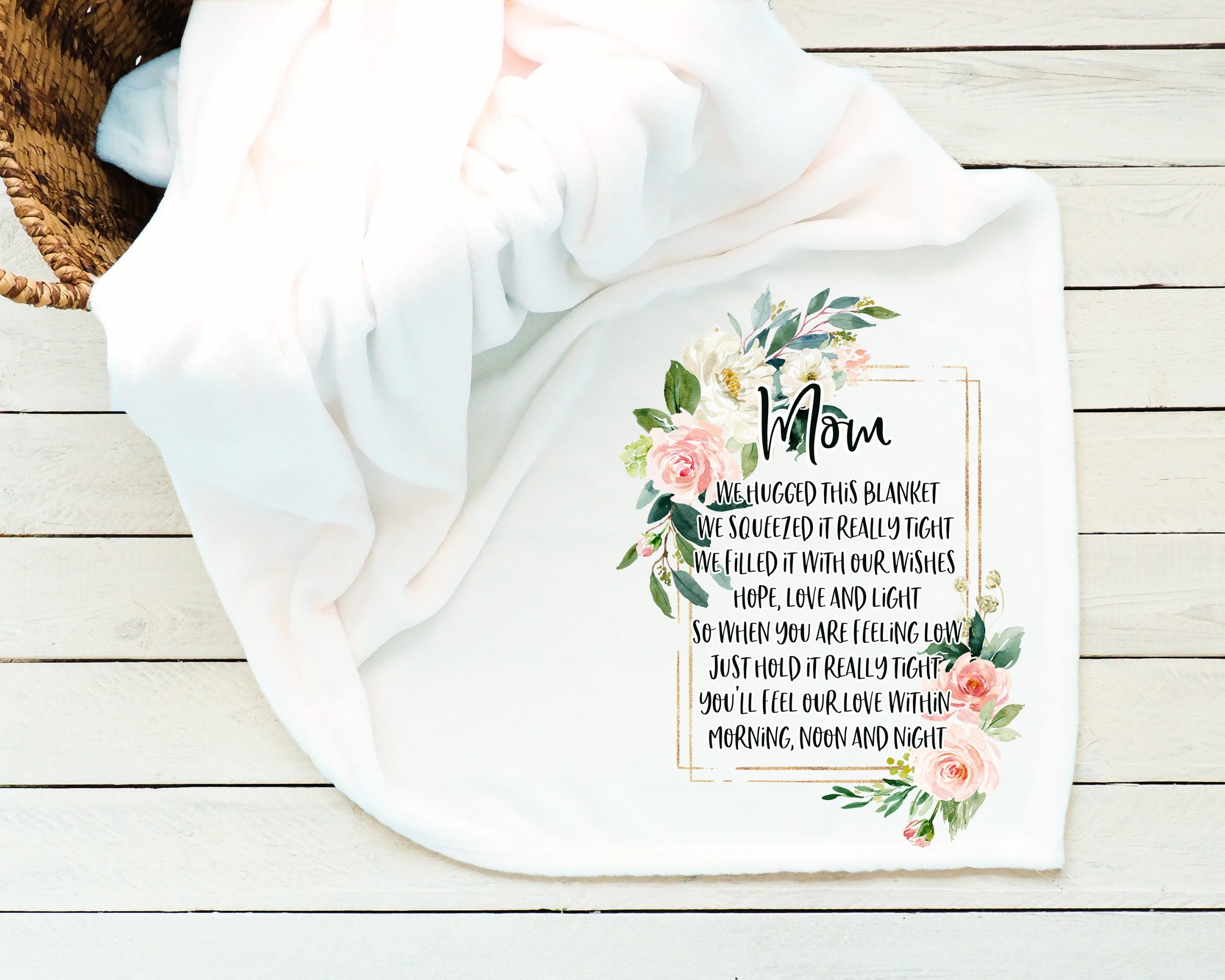 Mom Blanket MMD Sublimation Prints