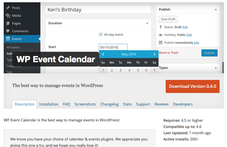Publishpress is a plugin that provides you with all the tools you need to properly manage wordpress content. Wp Event Calendar Wordpress Plugin Interview