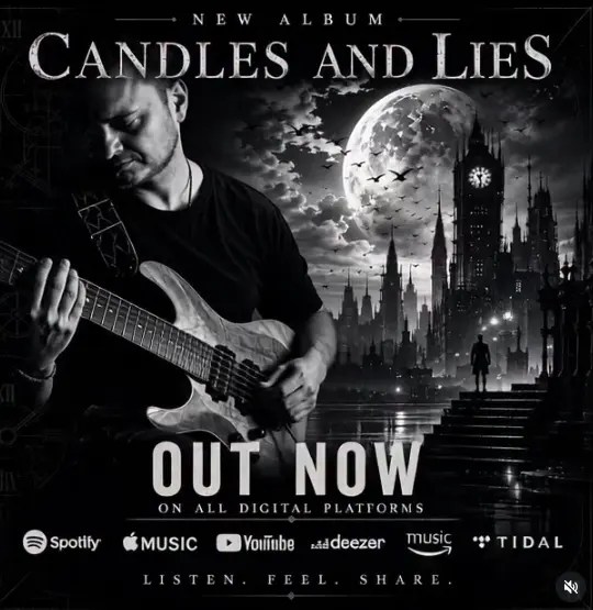 ⚡ Gustavo Scholz: presenta su nuevo álbum «Candles And Lies».