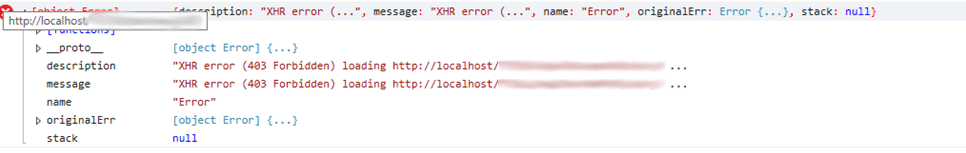 Angular 2 System.import throws 403 (forbidding) error