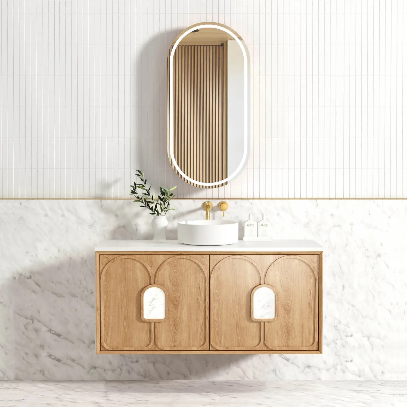 Wall Hung Vanities Plumbed