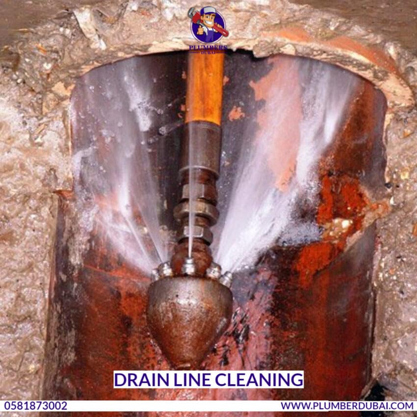 Drain Line Cleaning 0581873002 Plumber Dubai