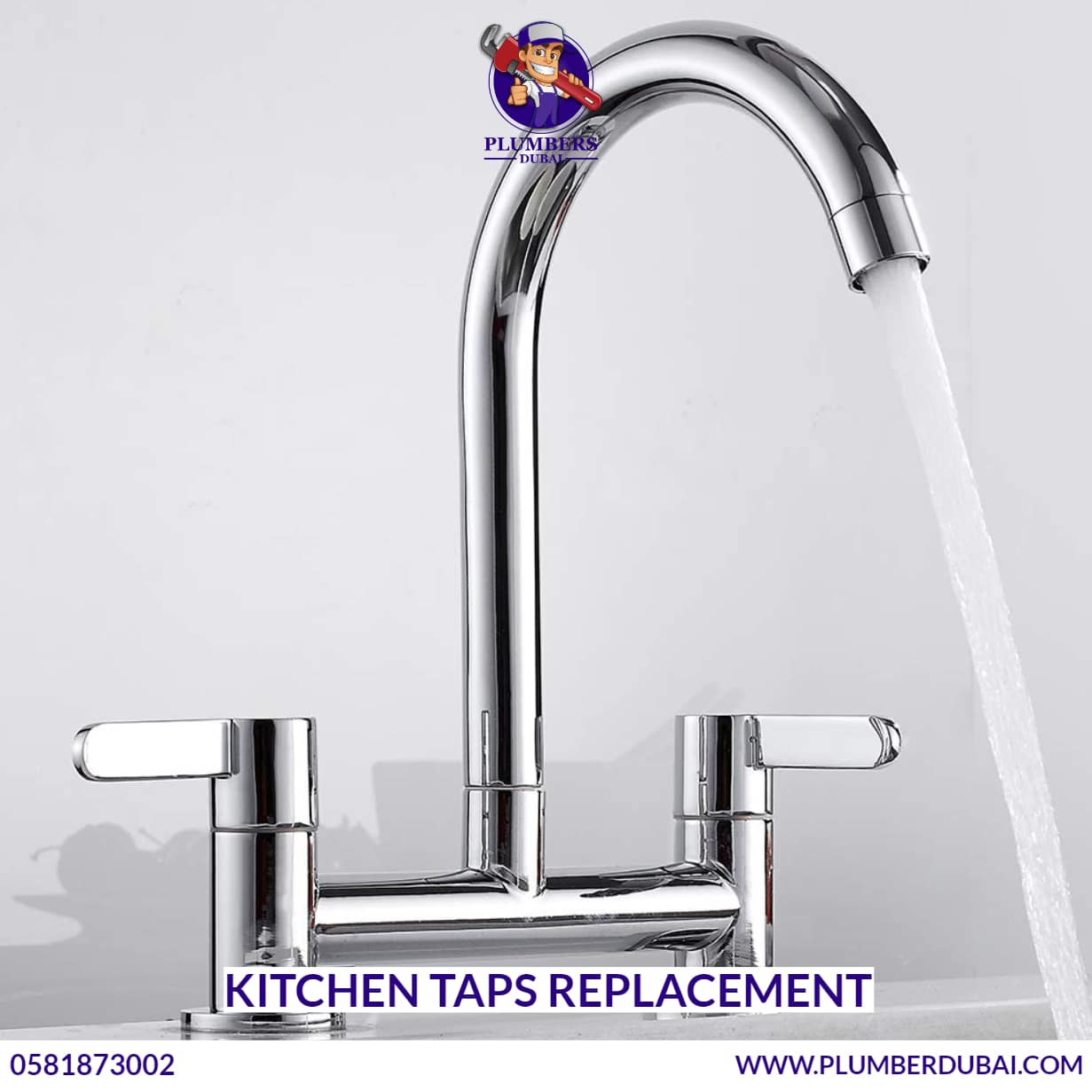 Kitchen Taps Replacement 0581873002 Plumber Dubai
