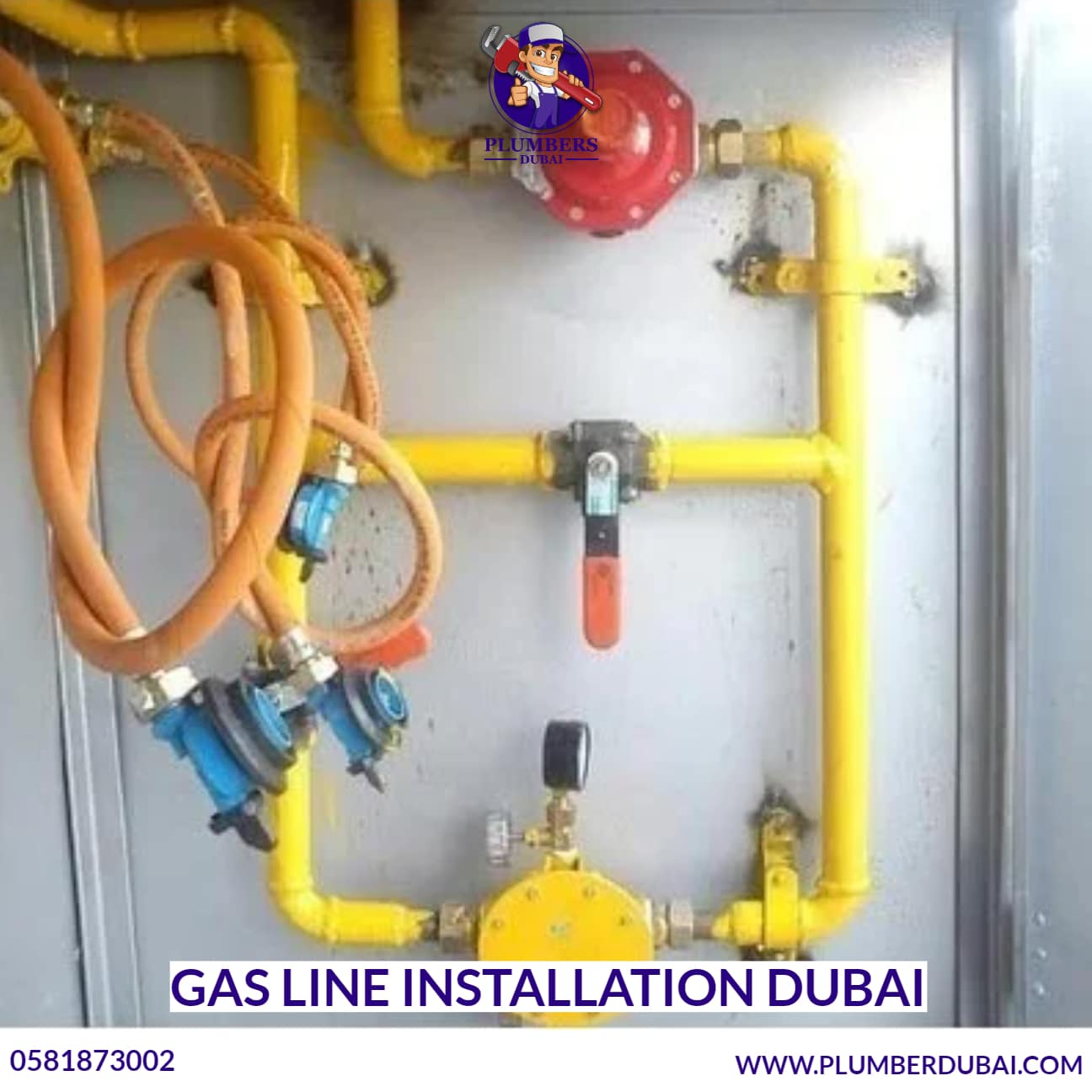 Gas Line Installation Dubai 0581873002 Plumber Dubai