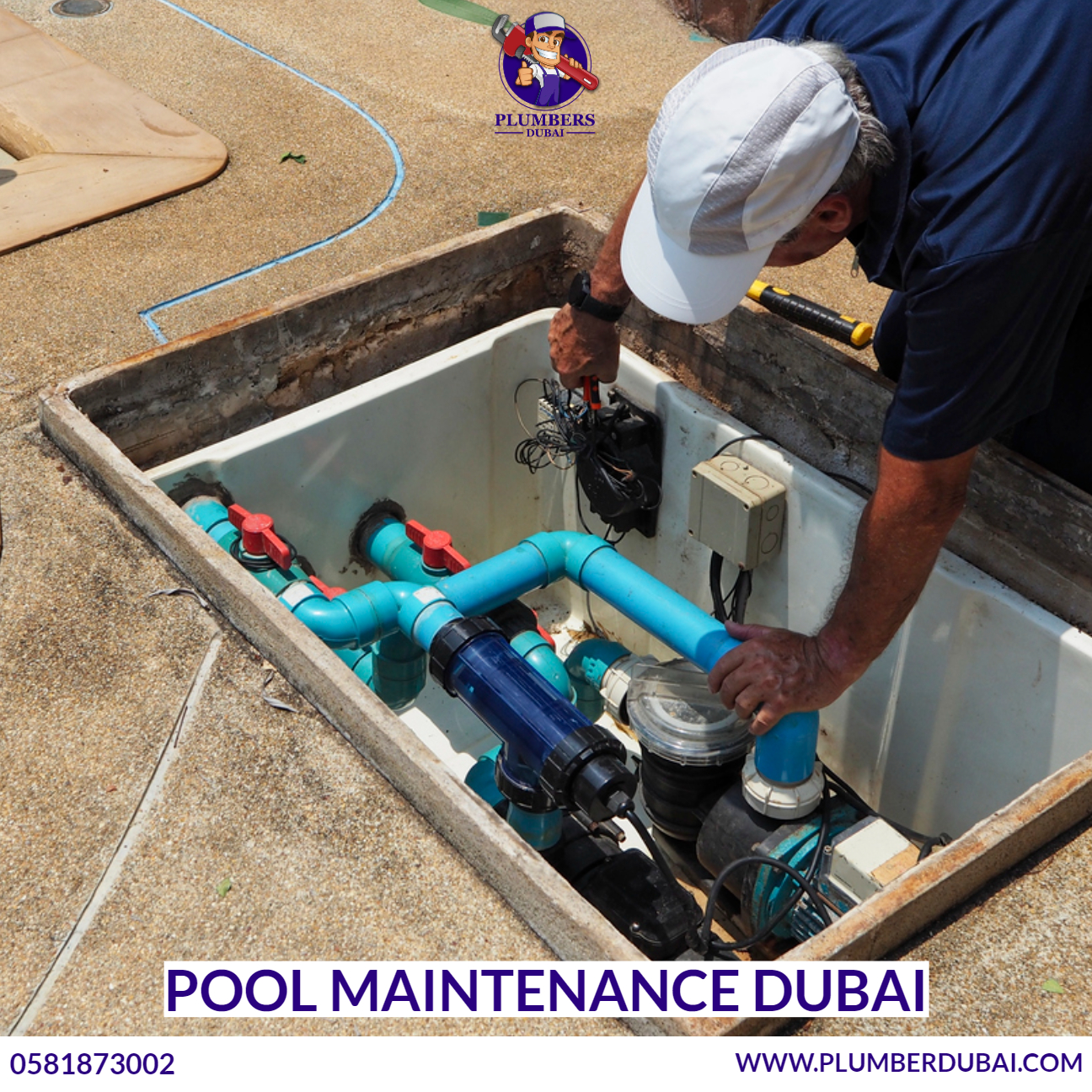 Pool Maintenance Dubai 0581873002 Plumber Dubai