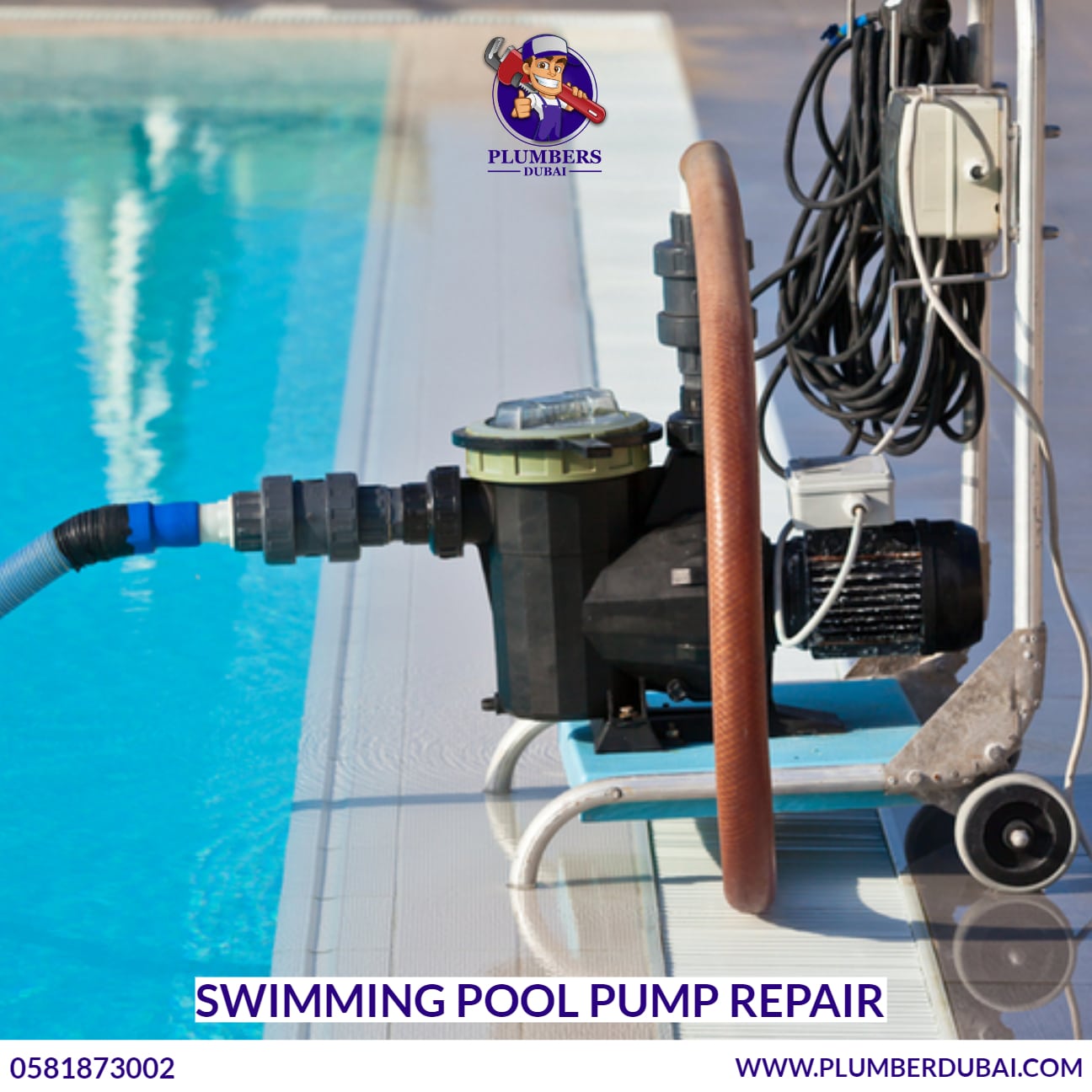Swimming Pool Pump Repair 0581873002 Plumber Dubai