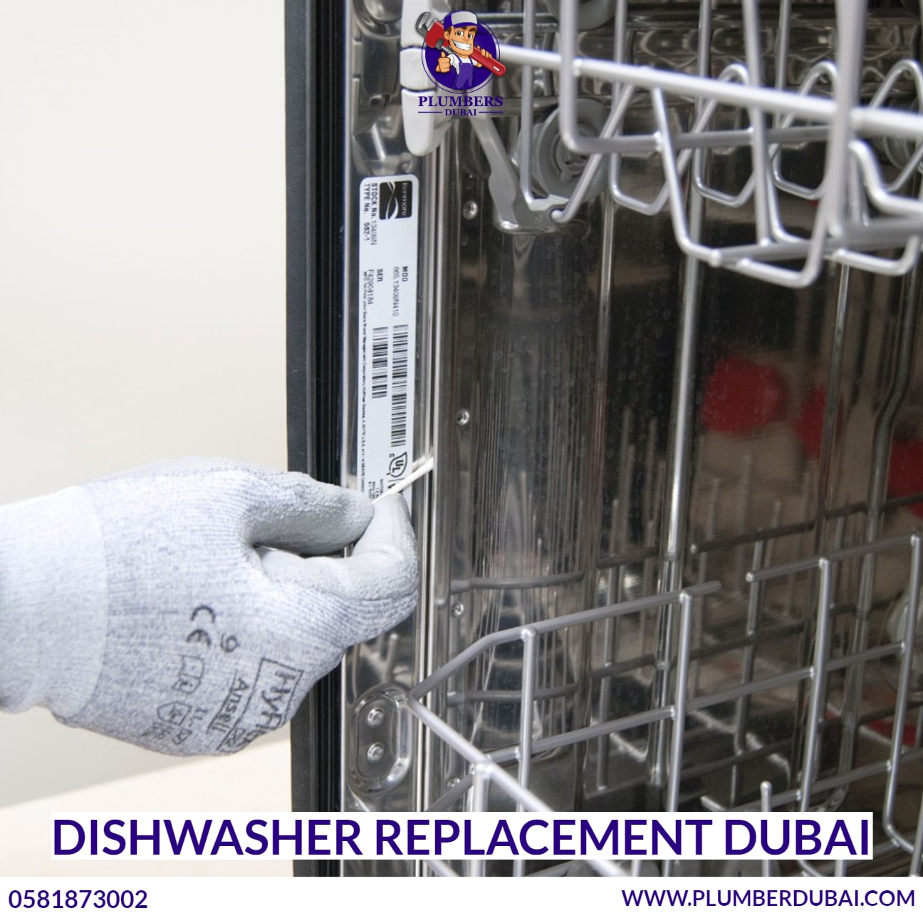 Dishwasher Replacement Dubai 0581873002 Plumber Dubai