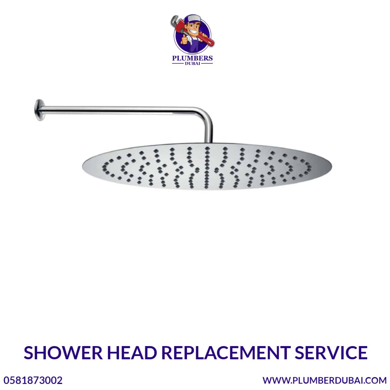 Shower Head Replacement Service 0581873002 Plumber Dubai