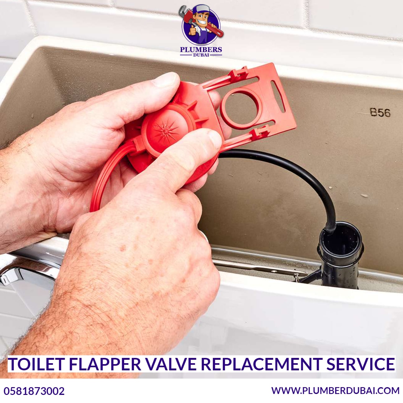 Toilet Flapper Valve Replacement Service 0581873002