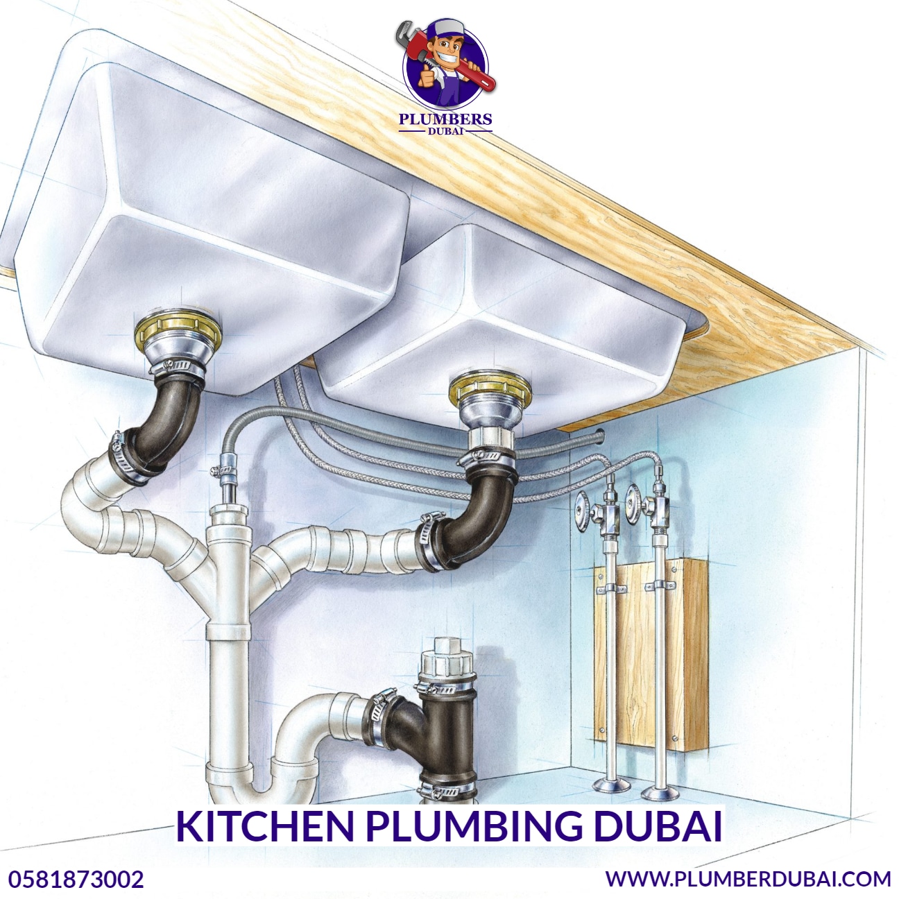 Kitchen Plumbing Dubai Plumbers Dubai 0581873002