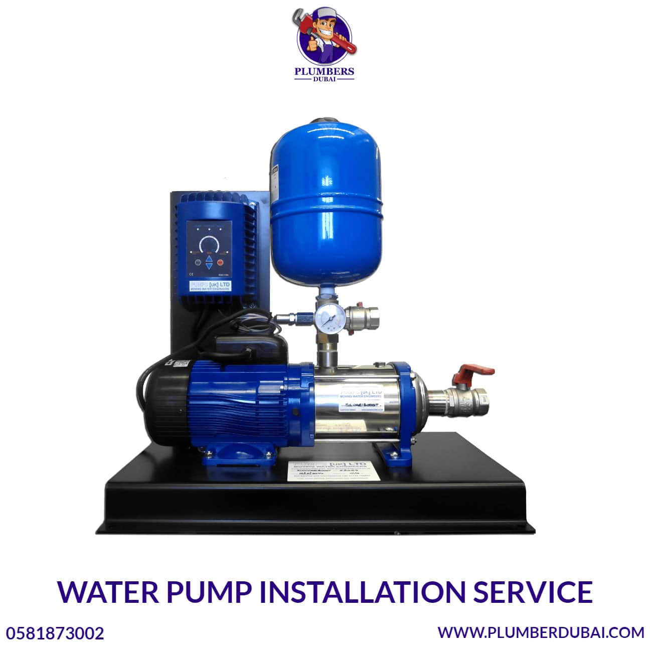 Water Pump Installation Service 0581873002 Plumbers Dubai