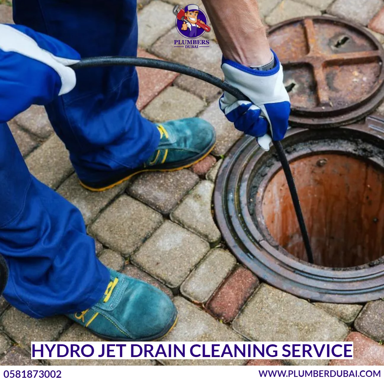 Hydro Jet Drain Cleaning Service 0581873002 Plumber Dubai