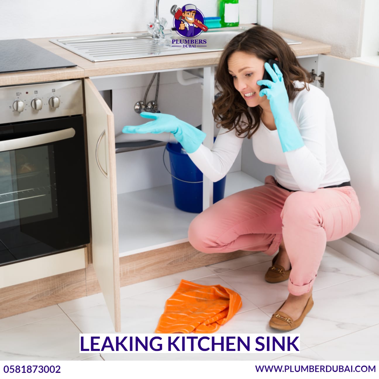 Leaking Kitchen Sink Plumber Dubai 0581873002 24/7