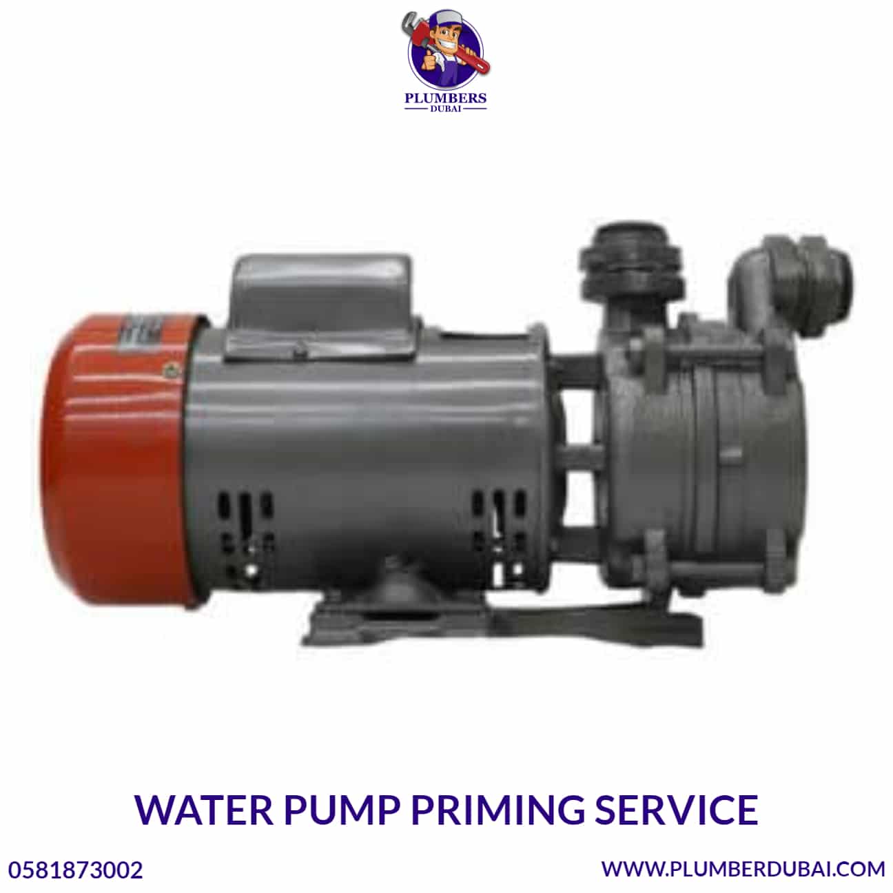 Water Pump Priming Service 0581873002 Plumber Dubai