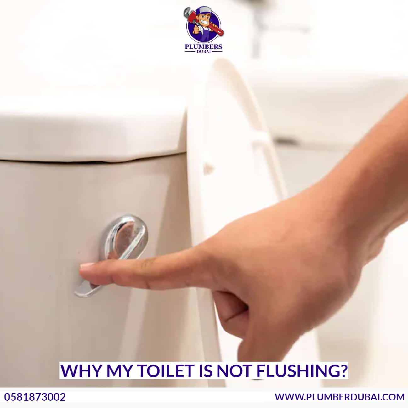 Why My Toilet Is Not Flushing 0581873002 Plumber Dubai