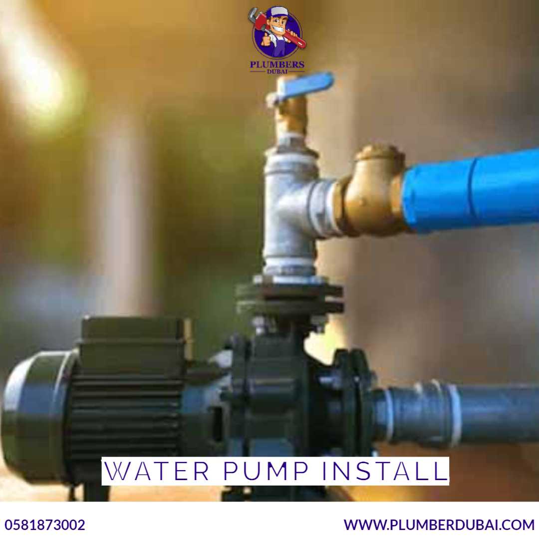 Water Pump Install 0581873002 Plumber Dubai