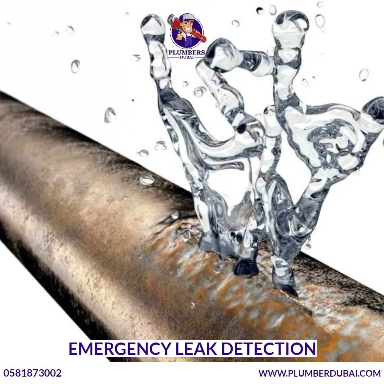 Emergency Leak Detection 0581873002 Plumber Dubai