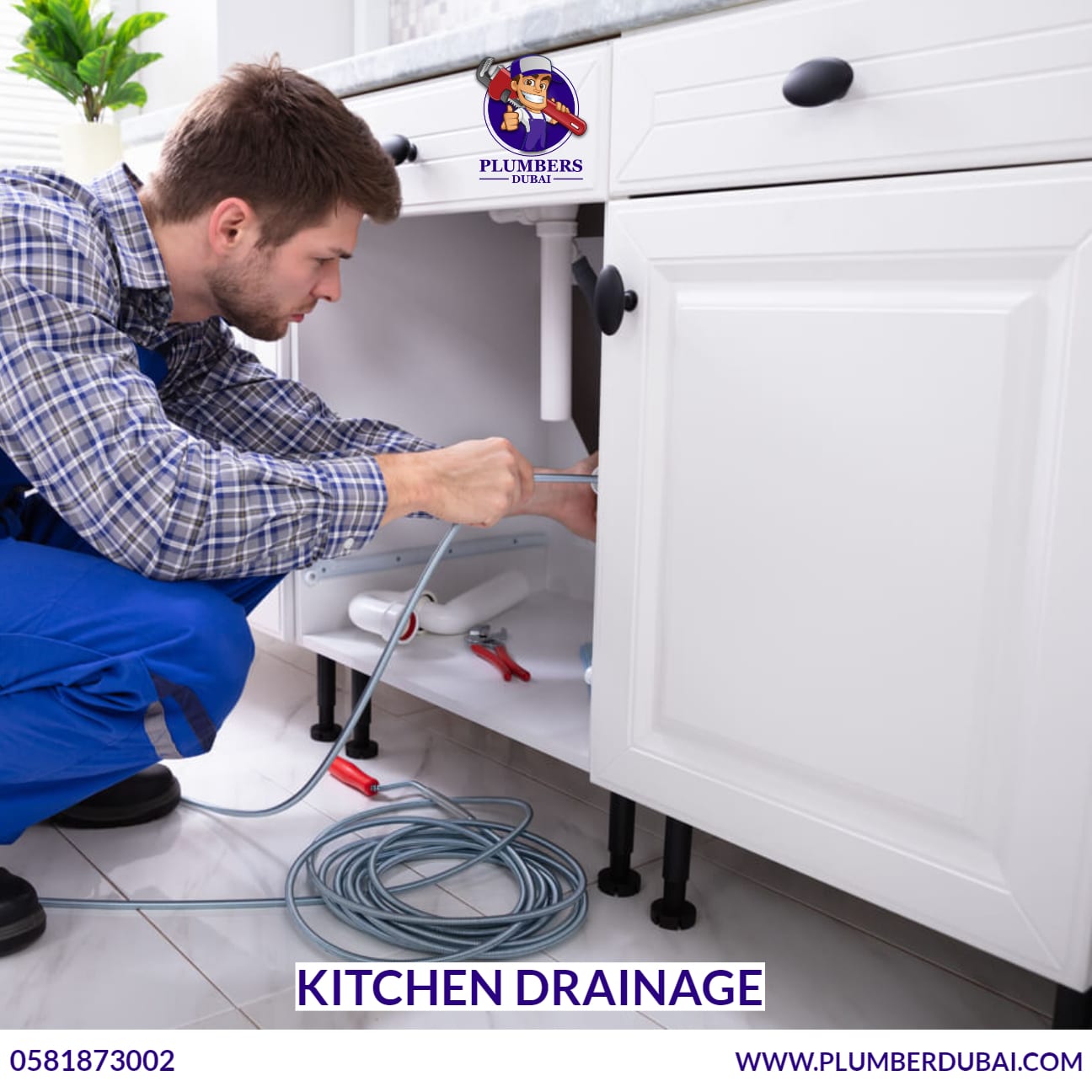 Kitchen drainage 0581873002 Plumber Dubai 24/7