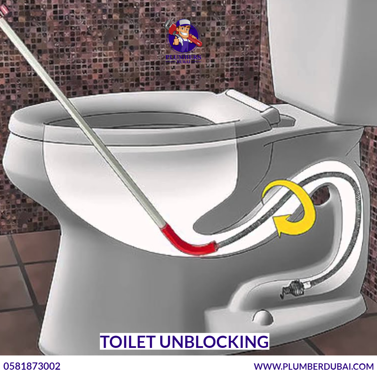 Toilet unblocking 0581873002 Plumber Dubai