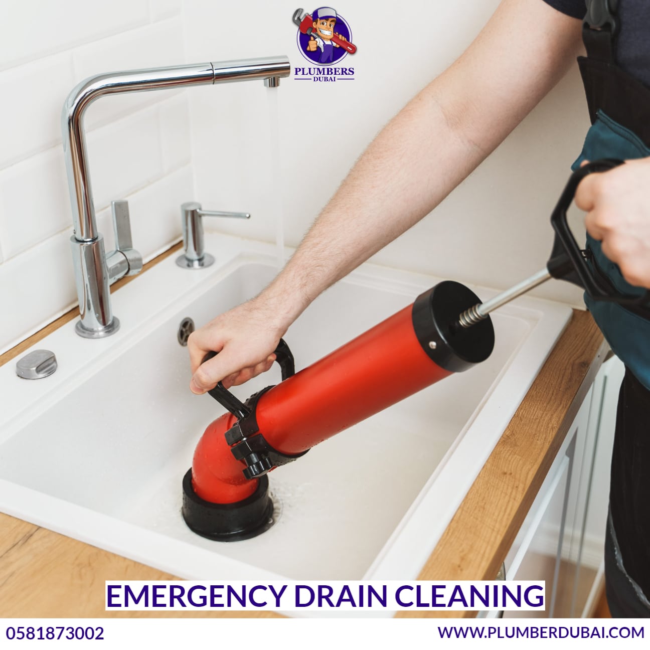 Emergency Drain cleaning 0581873002 Plumber Dubai