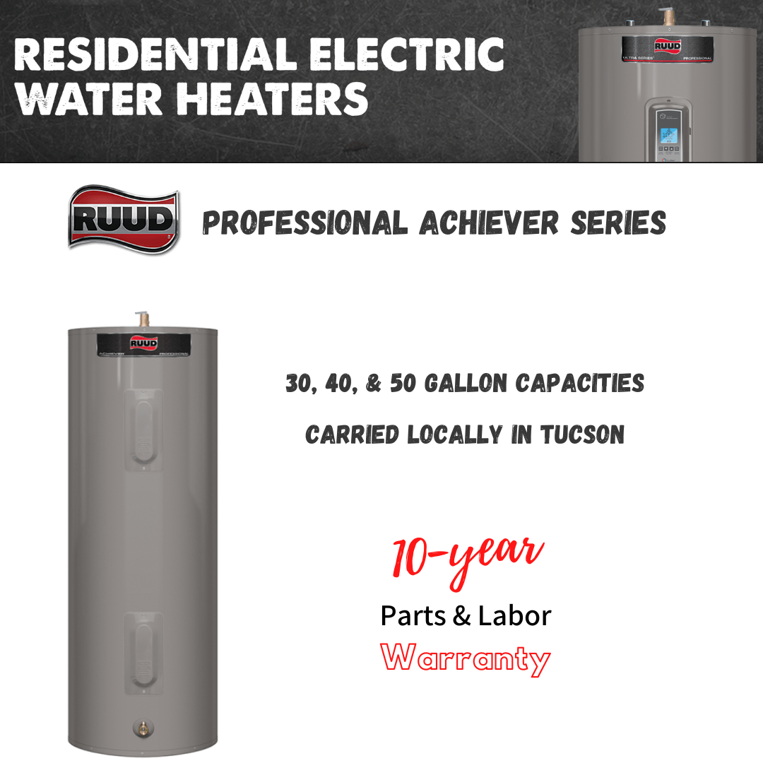Ruud Electric Water Heater - Plumber of Tucson