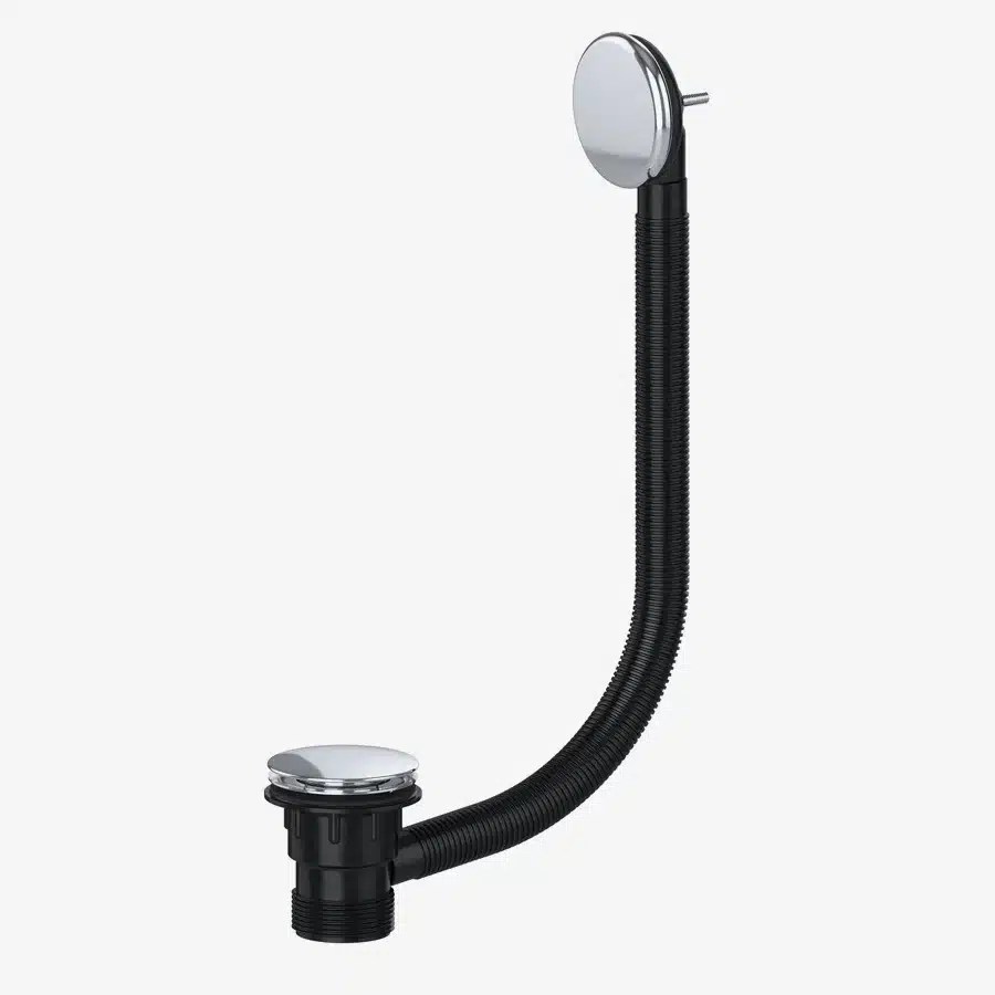 Viva Combination Clicker Bath Waste & Overflow Chrome CWB02 PlumbinBits