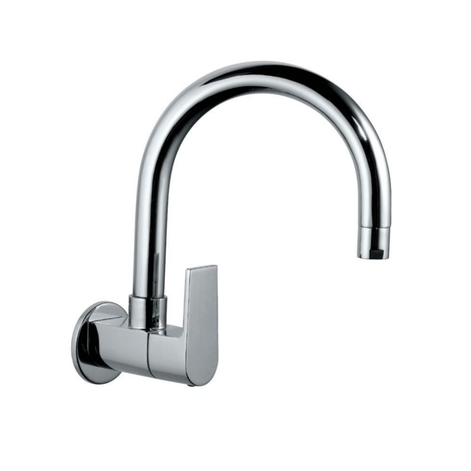 Jaquar Aria Sink Cock With Swinging Spout With Wall Flange ARICHR