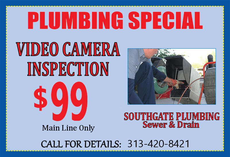Plumbing Coupons Downriver MI Same Day Service Southgate Plumbing, Sewer & Drain