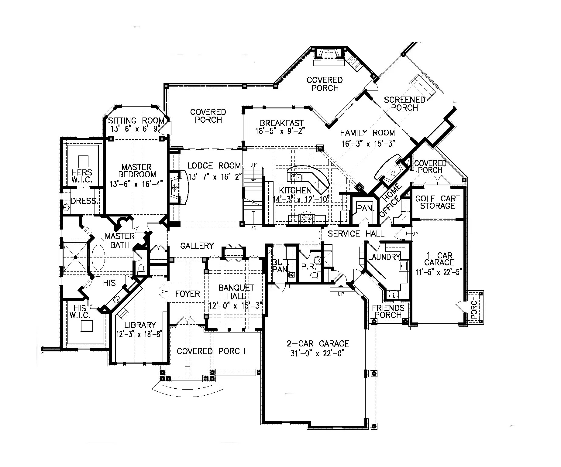 4Bedroom Meadow Lane Cottage (Floor Plans)
