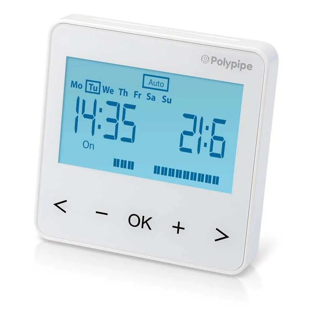 Polyplumb Programmable Room Thermostat (RF) UFHPROGRFB Plumbsave