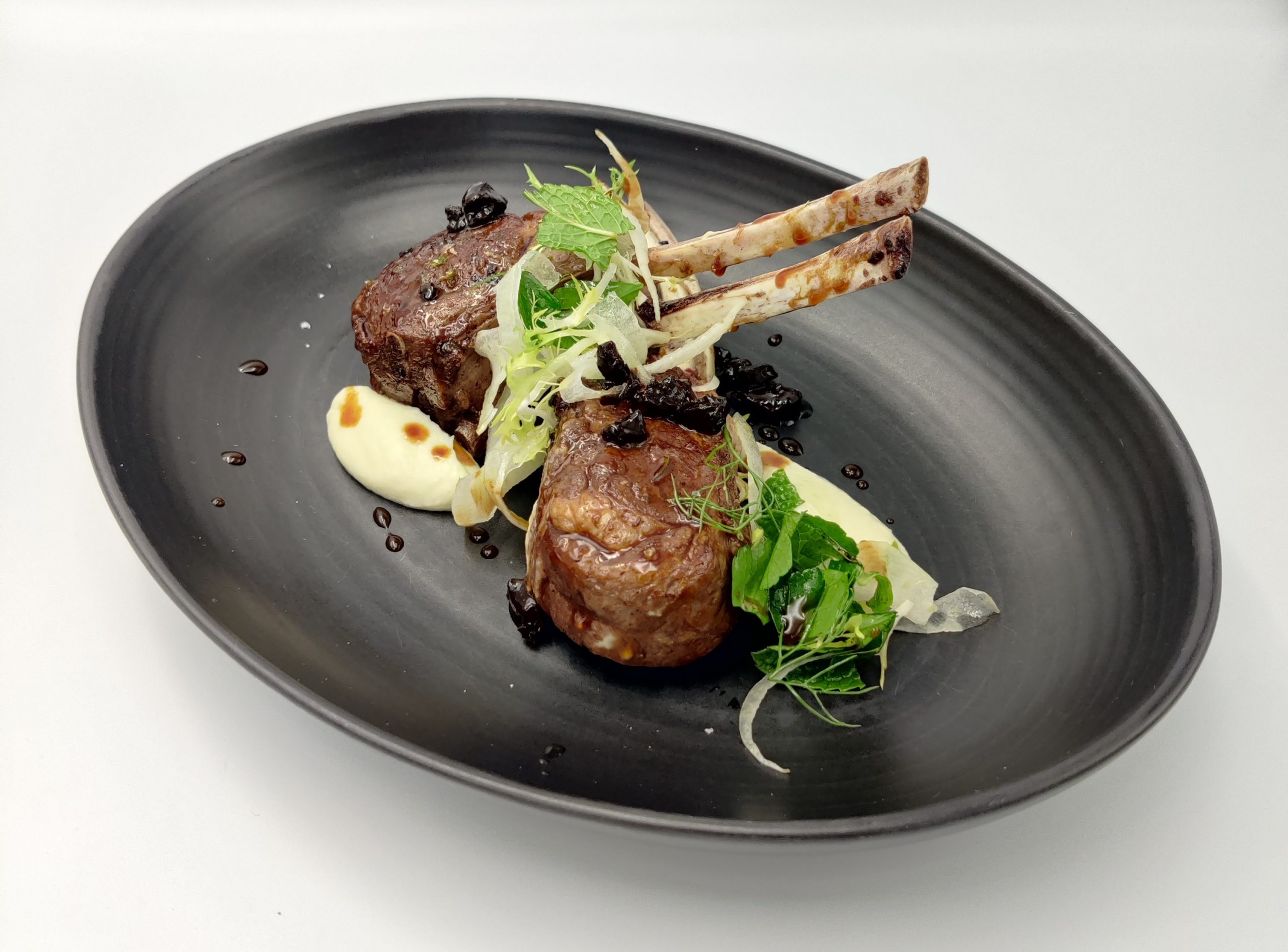 PanRoasted Lamb Chops Plumed Horse