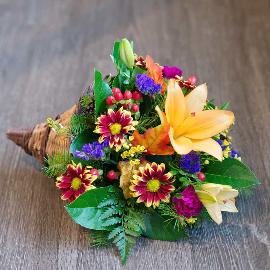 Cornucopia Bounty Bouquet Plumeria Botanical Boutique