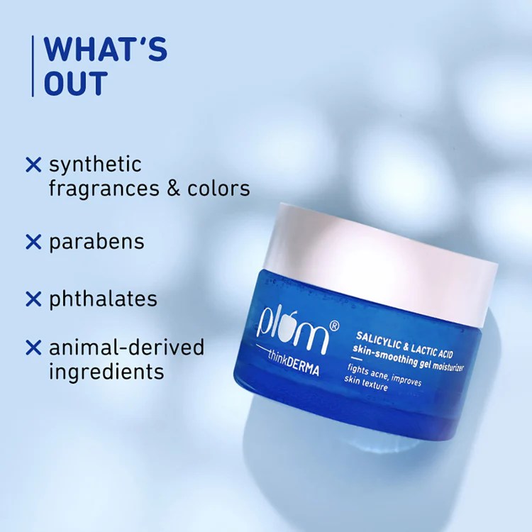 Salicylic & Lactic Acid SkinSmoothing Gel Moisturizer Plum Goodness
