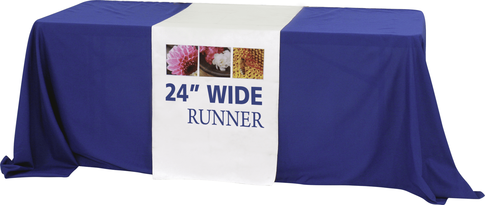 Custom Printed Table Runner, Various Sizes Plum Grove