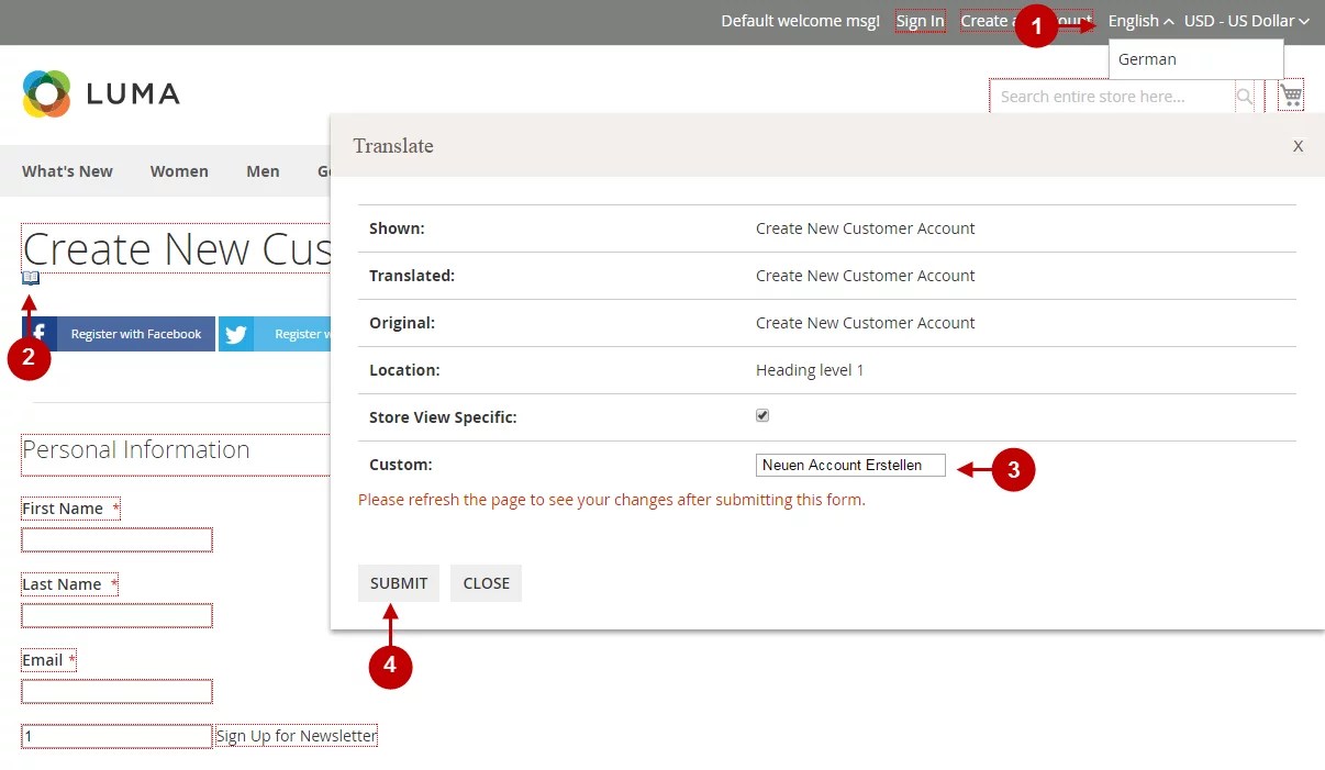 How to Translate Magento 2 Extension Using Inline Translation Magento