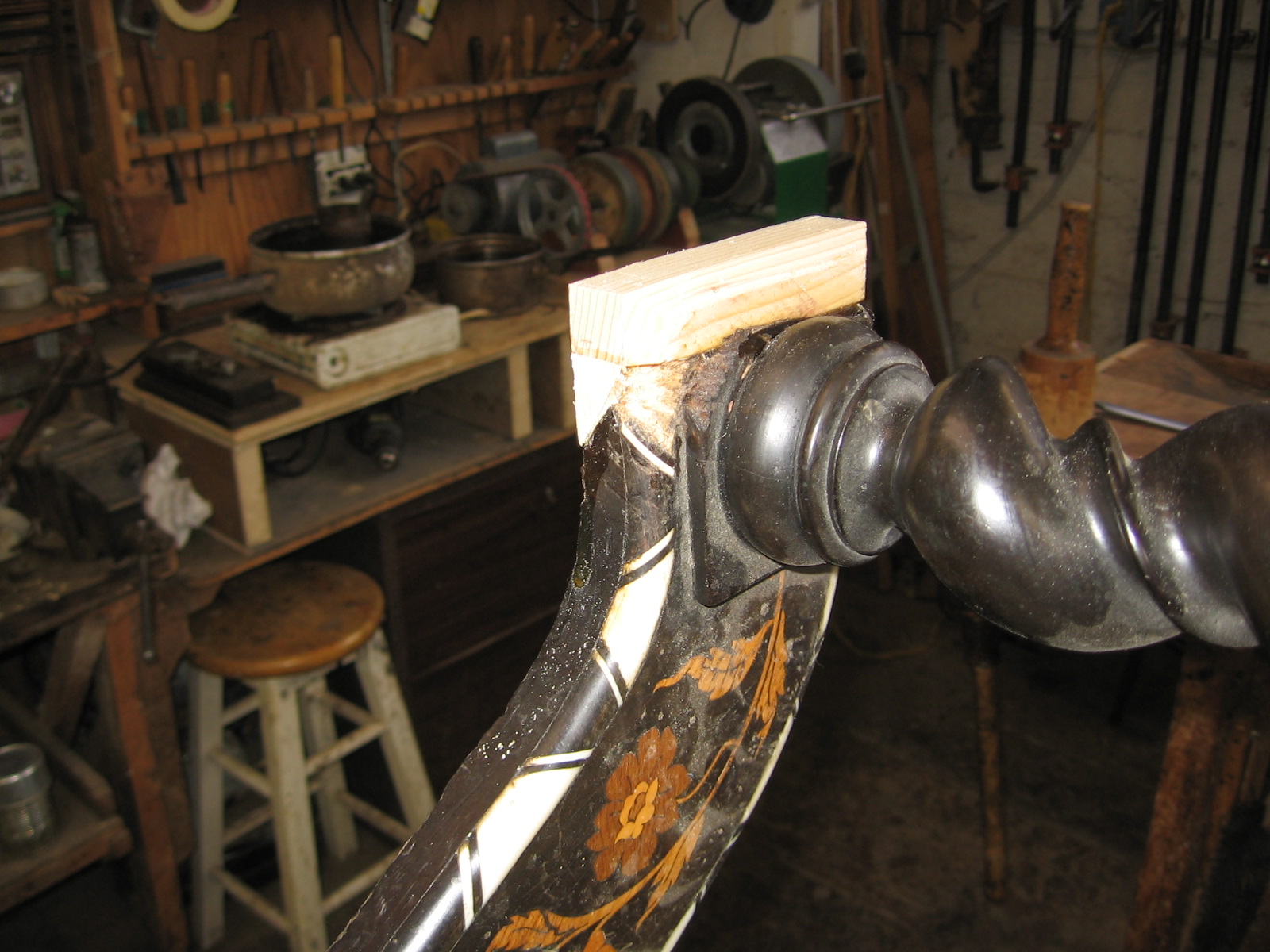 Ivory Table Restoration Plum Studio Antique Restoration