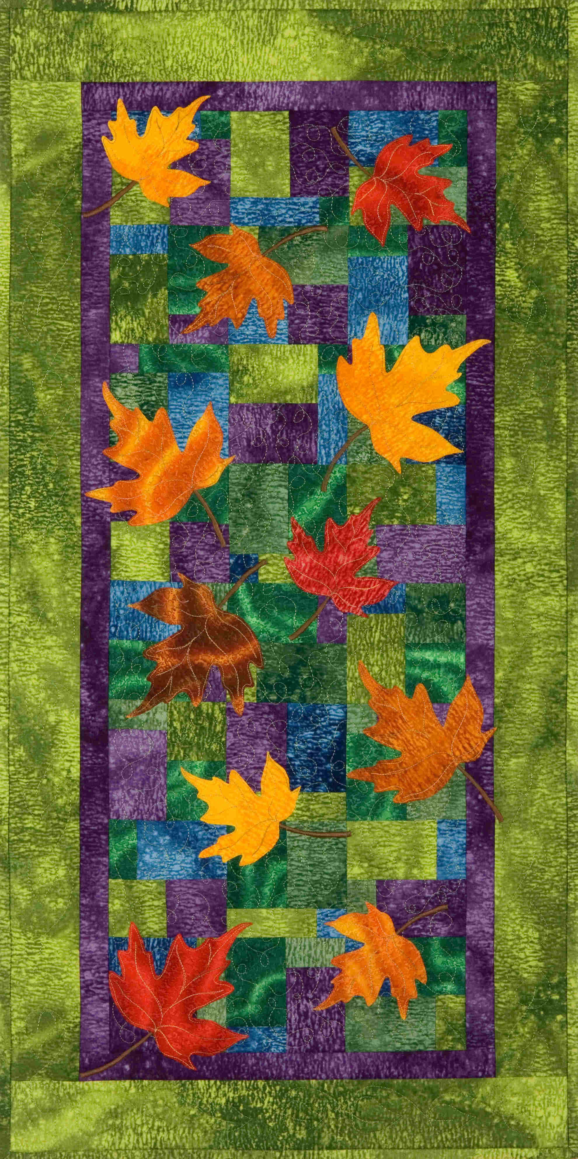 Plum Tree Quilts Falling Leaves